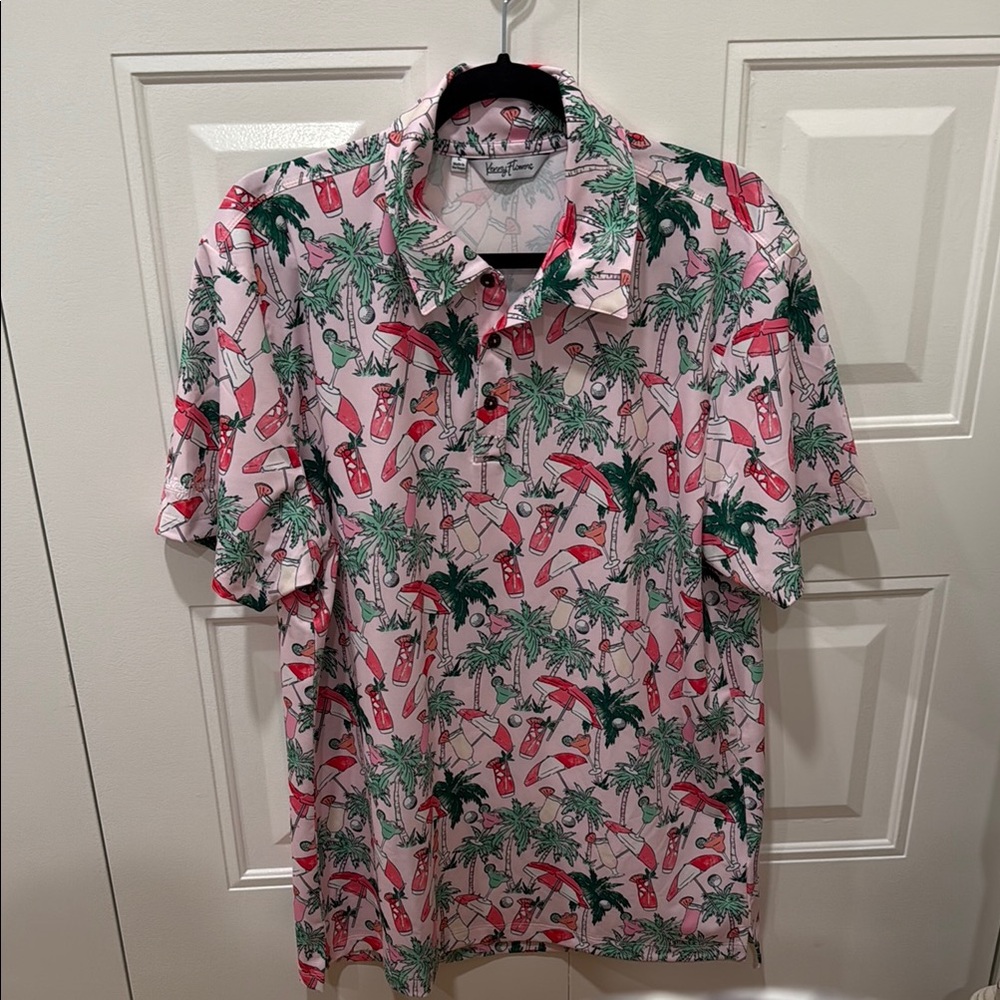 Kenny Flowers- THE MASTERS OF LEISURE GOLF SHIRT (L)